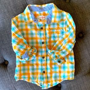 Plaid Button Up Top by Cat&Jack